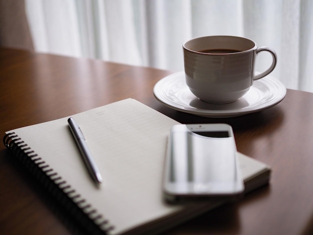 Contact desk and notebook